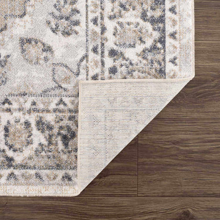 Rudo Beige Flat Pile Washable Rug Rugs TriadCommerceInc