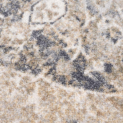 Rudo Beige Flat Pile Washable Rug Rugs TriadCommerceInc
