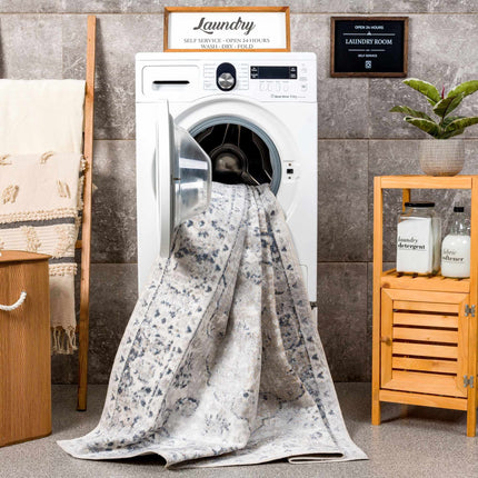 Rudo Flat Pile Washable Rug Rugs TriadCommerceInc