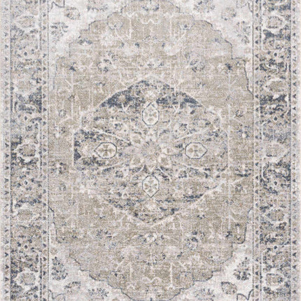 Rudo Blue Flat Pile Washable Rug Rugs TriadCommerceInc 5'3" x 7' Rectangle