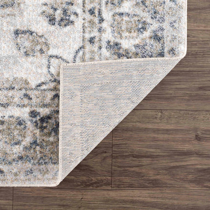 Rudo Blue Flat Pile Washable Rug Rugs TriadCommerceInc