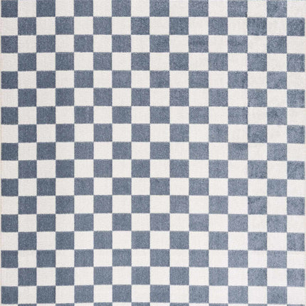 Brone Checkered Washable Area Rug Rugs TriadCommerceInc