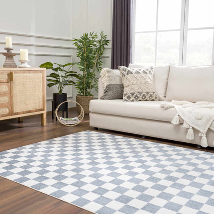Brone Checkered Washable Area Rug Rugs TriadCommerceInc