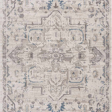 Cabacungan Cream Washable Area Rug - Clearance Rugs TriadCommerceInc 5'3" x 7' Rectangle
