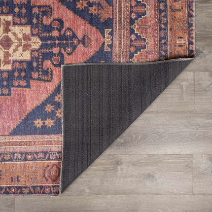 Malamote Vintage Flat Pile Washable Rug Rugs TriadCommerceInc
