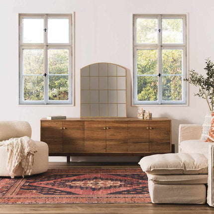 Malamote Vintage Flat Pile Washable Rug Rugs TriadCommerceInc