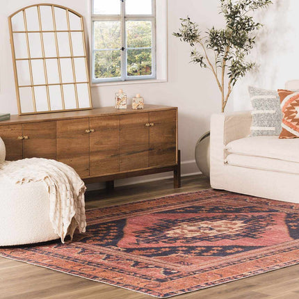 Malamote Vintage Flat Pile Washable Rug Rugs TriadCommerceInc