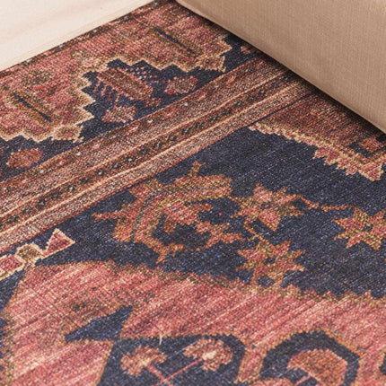 Malamote Vintage Flat Pile Washable Rug Rugs TriadCommerceInc