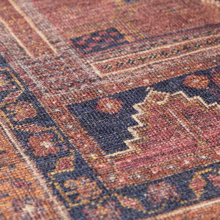 Malamote Vintage Flat Pile Washable Rug Rugs TriadCommerceInc 2' x 2'11" Rectangle