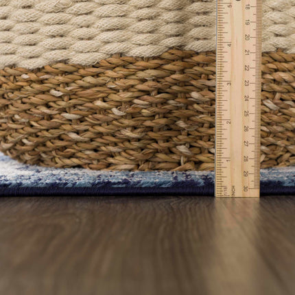 Billy Blue Medallion Rug Rugs TriadCommerceInc