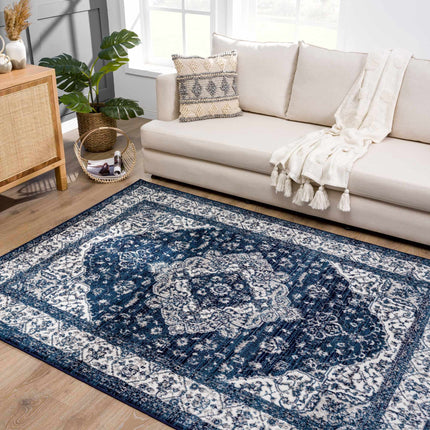 Billy Blue Medallion Rug Rugs TriadCommerceInc