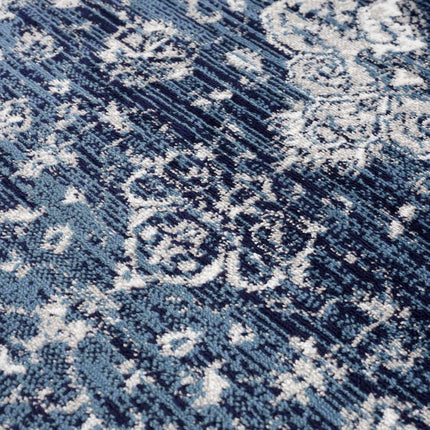 Billy Blue Medallion Rug Rugs TriadCommerceInc