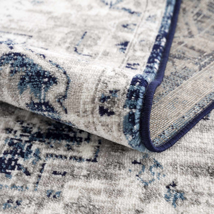 Hauteloom Buenaventura Navy Area Rug Rugs TriadCommerceInc
