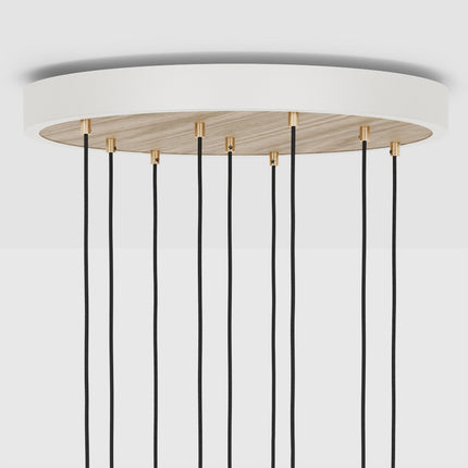 Nine Pendant Light in Oak + Sphere IV Home Decor > Lighting > Ceiling Lights > Pendant Lights TriadCommerceInc
