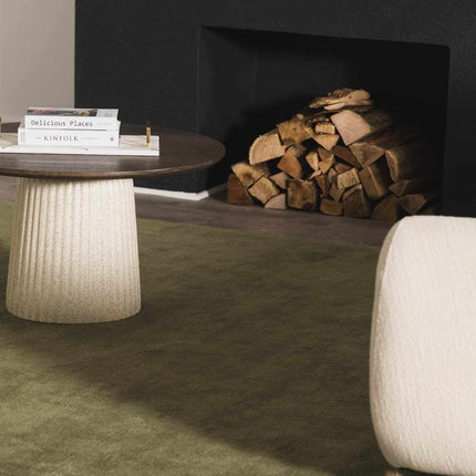 Brockton Solid Wool Sage Green Area Rug Rugs TriadCommerceInc