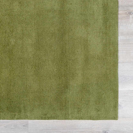 Brockton Solid Wool Sage Green Area Rug Rugs TriadCommerceInc
