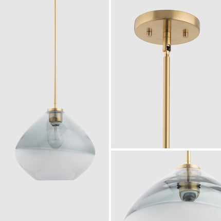Pheobe 1-Light Modern Handblown Glass Pendant Light Home Decor > Lighting > Ceiling Lights > Pendant Lights TriadCommerceInc