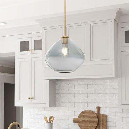 Pheobe 1-Light Modern Handblown Glass Pendant Light Home Decor > Lighting > Ceiling Lights > Pendant Lights TriadCommerceInc