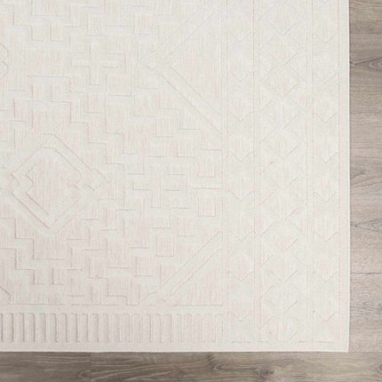 Plumtree 3D White Outdoor Rug Rugs TriadCommerceInc