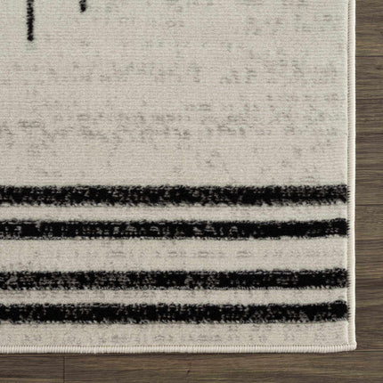 Angus Black&White Geometric Area Rug Rugs TriadCommerceInc