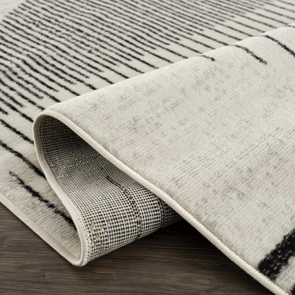 Angus Black&White Geometric Area Rug Rugs TriadCommerceInc