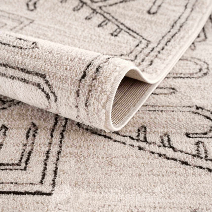 Divya Cream & Charcoal Area Rug - Clearance Rugs TriadCommerceInc