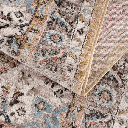 Albie Gold & Beige Area Rug - Clearance Rugs TriadCommerceInc