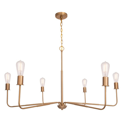 Radiant 6-Light Industrial Traditional Dimmable Chandelier Home Decor > Lighting > Ceiling Lights > Chandelier TriadCommerceInc