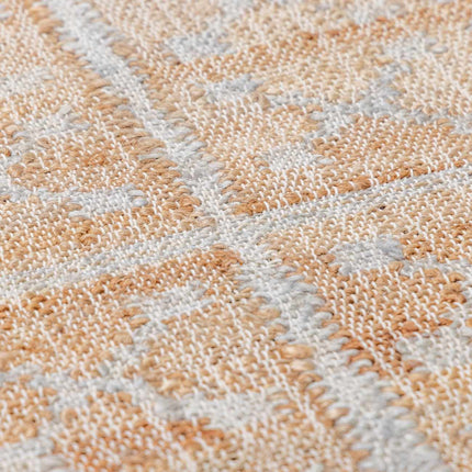 Rice Handcrafted Fringed Jute Carpet Rugs TriadCommerceInc
