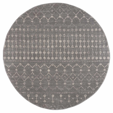 Tigrican 2334 Light Gray Rug - Limited Edition Rugs TriadCommerceInc 7'10" Round