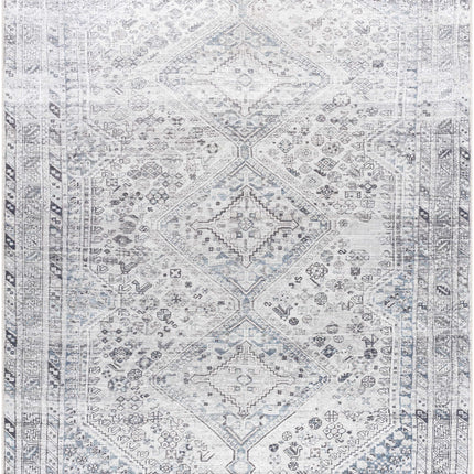 Barny Gray Flat Pile Washable Rug Rugs TriadCommerceInc