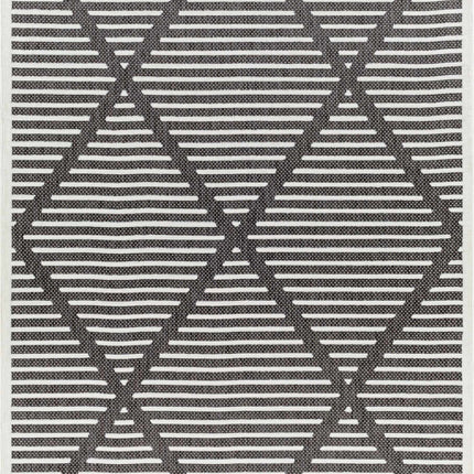 Anah 3D Black Outdoor Rug Rugs TriadCommerceInc