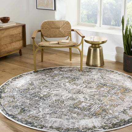 Hera Olive Flat Pile Washable Rug