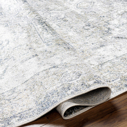 Hera Olive Flat Pile Washable Rug