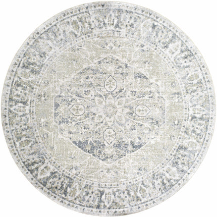 Rudo Blue Flat Pile Washable Rug