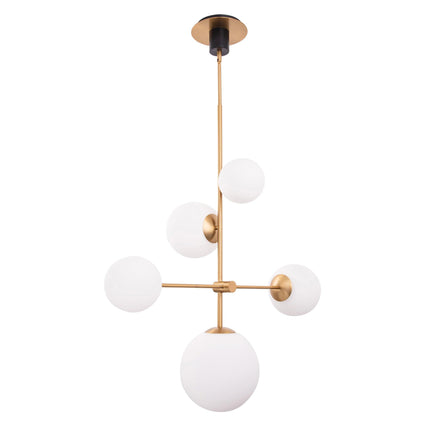 Spark Modern Gold 5 Light Dimmable Chandelier Design Home Decor > Lighting > Ceiling Lights > Chandelier TriadCommerceInc