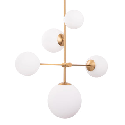 Spark Modern Gold 5 Light Dimmable Chandelier Design Home Decor > Lighting > Ceiling Lights > Chandelier TriadCommerceInc