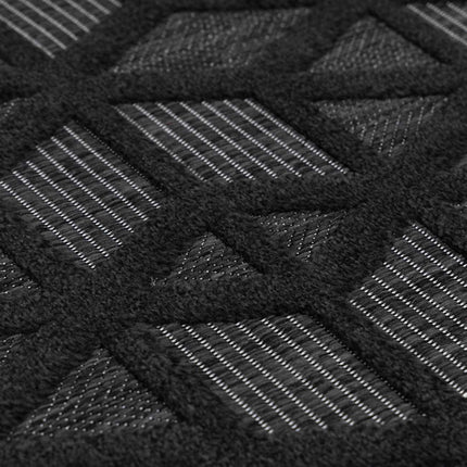 Nuri Black Outdoor Rug Rugs TriadCommerceInc