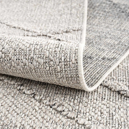 Baqer Bone & Taupe Textured Performance Rug - Clearance Rugs TriadCommerceInc
