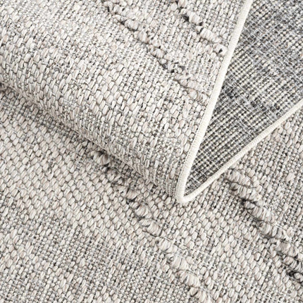 Baqer Bone & Taupe Textured Performance Rug - Clearance Rugs TriadCommerceInc