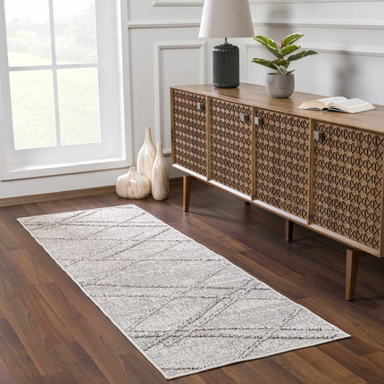Baqer Bone & Taupe Textured Performance Rug - Clearance Rugs TriadCommerceInc