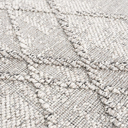 Baqer Bone & Taupe Textured Performance Rug - Clearance Rugs TriadCommerceInc