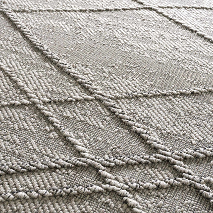 Baqer Bone & Taupe Textured Performance Rug - Clearance Rugs TriadCommerceInc