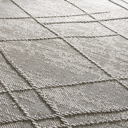 Baqer Bone & Taupe Textured Performance Rug - Clearance Rugs TriadCommerceInc