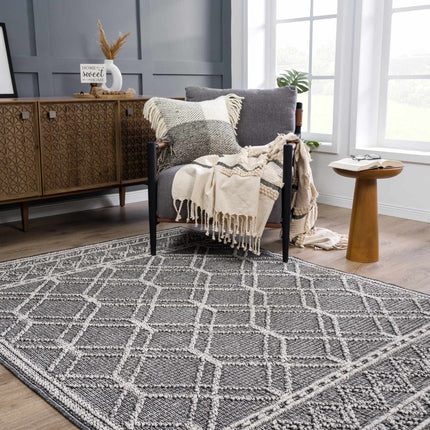 Diah Black & Bone Area Rug - Clearance Rugs TriadCommerceInc