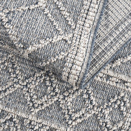 Diah Gray Blue & Bone Area Rug - Clearance Rugs TriadCommerceInc