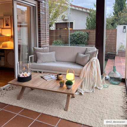 Senneterre Bleached Jute Rug Rugs TriadCommerceInc
