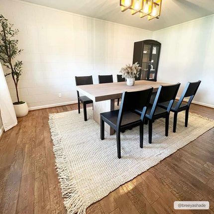 Senneterre Bleached Jute Rug Rugs TriadCommerceInc