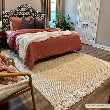 Senneterre Bleached Jute Rug Rugs TriadCommerceInc * 7'6" x 10'6" Rectangle