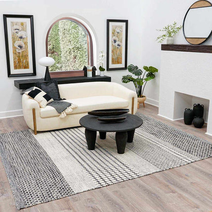 Tideswell Scandi Boho Wool Carpet Rugs TriadCommerceInc